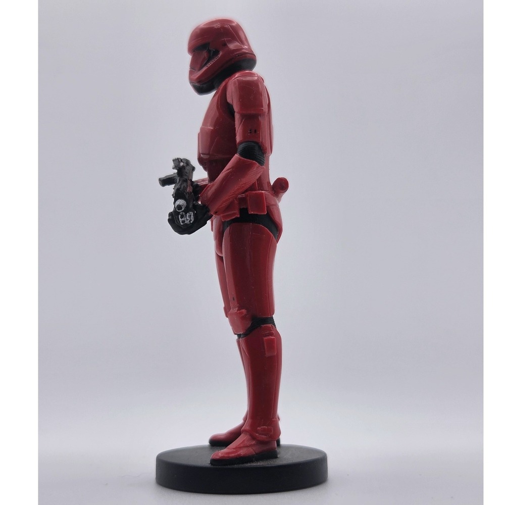 Disney Star Wars Sith Trooper Figure 4in Red Fair Rise of Skywalker Cake Topper - Picture 5 of 8
